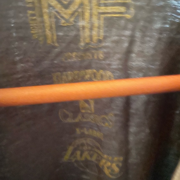 Lakers soft black shirt, Hardwood Classics by Mighty Fine , Size XL - Picture 3 of 3